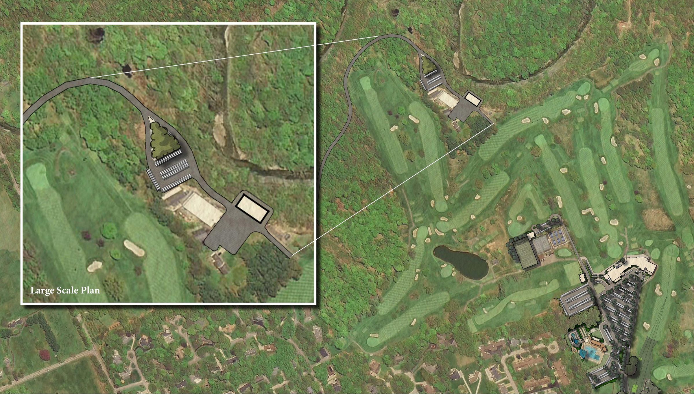 Grounds maintenance facility location plan