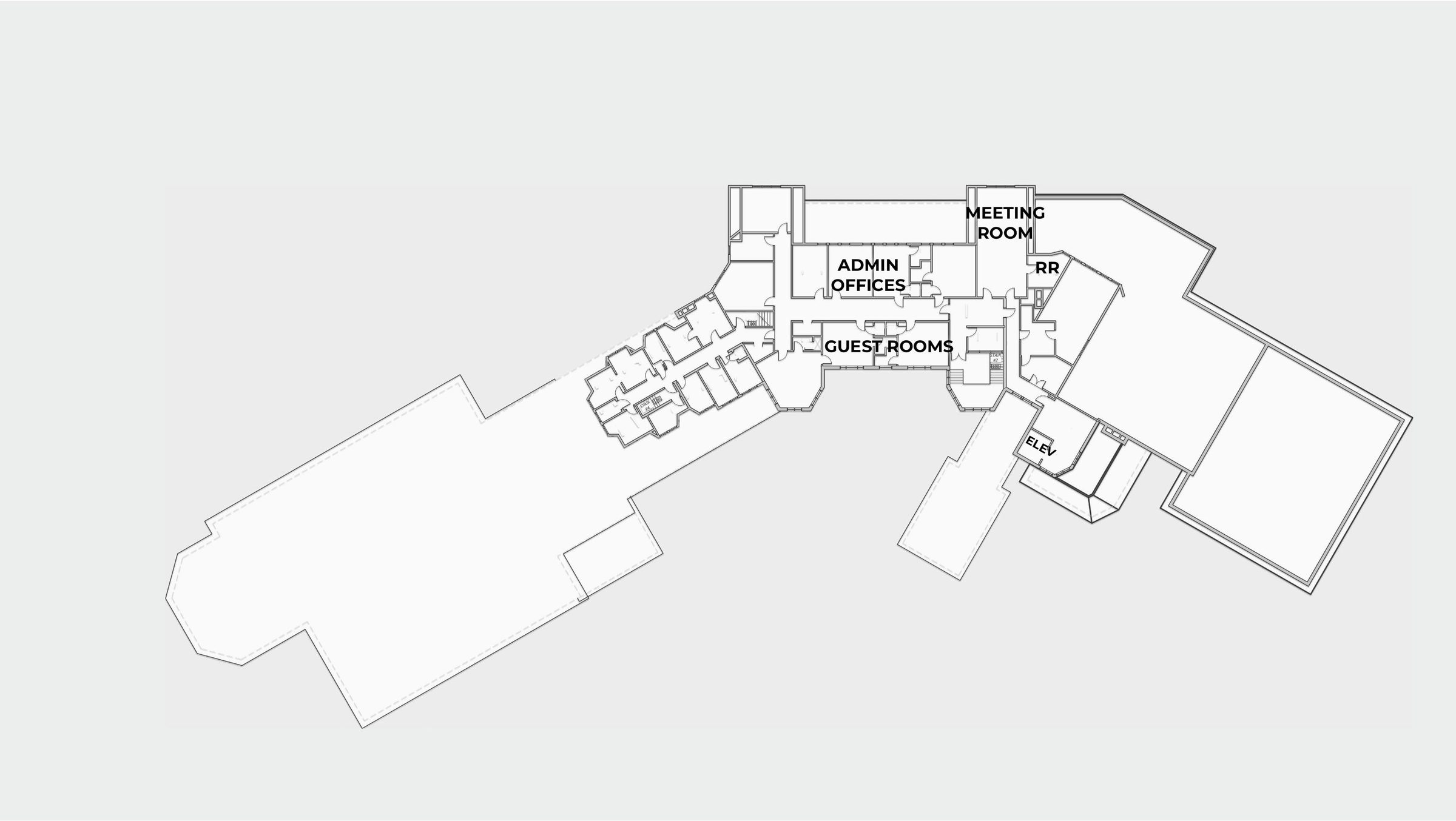 Phase 1 clubhouse upper level floor plan